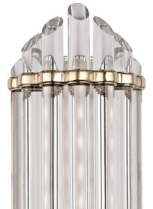 Casa Padrino Luxus Art Deco LED Wandleuchte Antik Messing 16,5 x 10,8 x H. 41,9 cm - Luxus Qualität