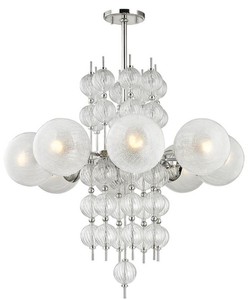 Casa Padrino Luxus Kronleuchter Calypso Silber