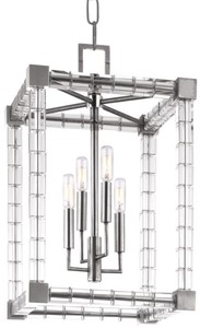 Casa Padrino Luxus Designer Kronleuchter Alpine Silber