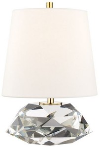 Casa Padrino luxury table lamp antique brass / white Ø 24 x H. 35 cm - Elegant table lamp with round linen lampshade - Luxury Quality