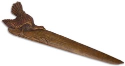 Casa Padrino Ouvre-Lettre en Bronze Art Nouveau 21,9 cm - Accessoires de Décoration Baroque et Art Nouveau