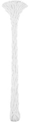 Casa Padrino decorazione murale di lusso bianco opaco 39,5 x 17 x A. 174 cm - Foglie di Palma in Resina Scolpita - Accessori Decorativi di Lusso