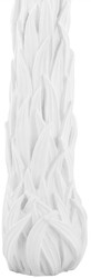 Casa Padrino decorazione murale di lusso bianco opaco 39,5 x 17 x A. 174 cm - Foglie di Palma in Resina Scolpita - Accessori Decorativi di Lusso