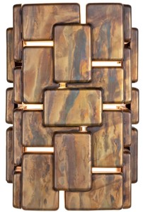 Casa Padrino lampada da parete di design ottone ossidato 25 x 21 x A. 36 cm - Collezione di Lusso