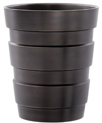 Casa Padrino Luxus Deko Messing Vase Apex Bronzefarben