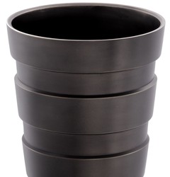 Casa Padrino Luxus Deko Messing Vase Apex Bronzefarben