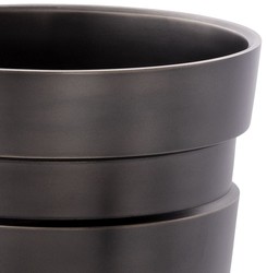 Casa Padrino Luxus Deko Messing Vase Apex Bronzefarben
