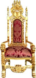 Casa Padrino Barock Thron Sessel Bordeaux Muster Gold Throne Chair Thronsessel Thronstuhl Königsstuhl König Kaiser VIP Baroque Arm Chair Furniture Interior Bordeaux Casa Padrino Barock Thron Sessel Bordeaux Muster Gold Throne Chair Thronsessel Thronstuhl Königsstuhl König Kaiser VIP Baroque Arm Chair Furniture Interior Bordeaux