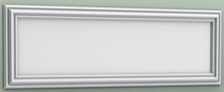 Casa Padrino pannello parete bianco 150 x 3,2 x A. 50 cm - Accessori di Decorazione Barocco e Art Nouveau