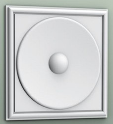 Casa Padrino 3D panel white 33.3 x 2.6 x H. 33.3 cm - Wall panel - Ceiling panel - Wall Decoration in Baroque Style
