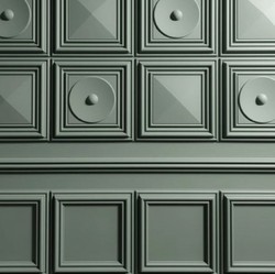 Casa Padrino 3D panel white 33.3 x 3.5 x H. 33.3 cm - Wall panel - Ceiling panel - Wall Decoration in Baroque Style