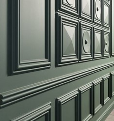 Casa Padrino 3D panel white 33.3 x 3.5 x H. 33.3 cm - Wall panel - Ceiling panel - Wall Decoration in Baroque Style