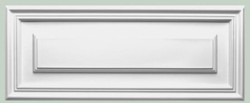 Casa Padrino panel de pared blanco 55 x 1,7 x A. 22 cm - Panel Rectangular - Accesorios Deco