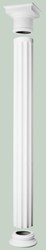 Casa Padrino baroque decorative element pillar white Ø 32 x H. 12.5 cm - Round Deco Pillar Base in Baroque Style
