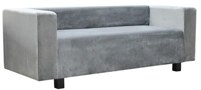 Casa Padrino Luxus Samt Sofa 200 x 75 x H. 70 cm - Verschiedene Farben - Wohnzimmer Möbel - Luxus Qualität