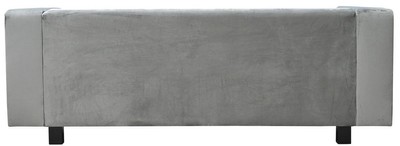 Casa Padrino Luxus Samt Sofa 200 x 75 x H. 70 cm - Verschiedene Farben - Wohnzimmer Möbel - Luxus Qualität