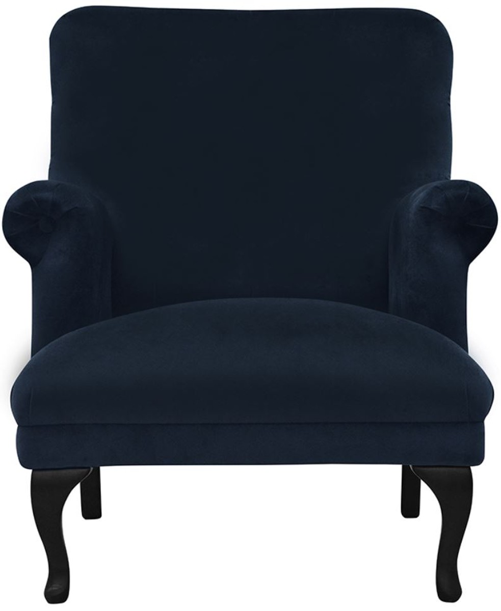 Casa Padrino Luxus Wohnzimmer Samt Sessel 82 x 75 x H. 93 cm - Verschiedene Farben - Luxus Wohnzimmermöbel