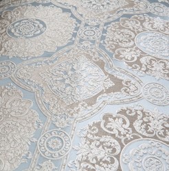 Casa Padrino canapé baroque de luxe turquoise / argent / or 225 x 86 x H. 92 cm - Canapé de Salon Noble de Style Baroque