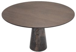Casa Padrino Luxus Marmor Esstisch Genova Grau Ø 132 cm