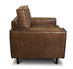 Casa Padrino luxury real leather lounge chair vintage leather brown - luxury living room armchair furniture buffalo leather