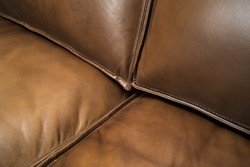 Casa Padrino Luxus Sofa Echtleder Braun Echtes Leder Wohnzimmer Couch Lounge Furniture Real Leather Möbel Ledersofa Ledercouch Möbel Einrichtung Interior