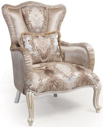 Casa Padrino luxury baroque living room set beige / white / gold - 2 Sofas & 2 Armchairs & 1 Side Table - Ornate Living Room Furniture in Baroque Style