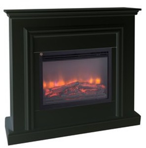 Casa Padrino electric fireplace black Baroque Art Nouveau B 110 x H 95 x D 34 cm ModG1 - Electric fireplace - living room fireplace Casa Padrino electric fireplace black Baroque Art Nouveau B 110 x H 95 x D 34 cm ModG1 - Electric fireplace - living room fireplace