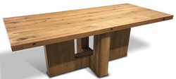 Casa Padrino Luxury Solid Wood Dining Table - Different Sizes & Colors - Rustic Dining Room Furniture