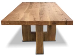 Casa Padrino Luxury Solid Wood Dining Table - Different Sizes & Colors - Rustic Dining Room Furniture