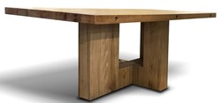 Casa Padrino Luxury Solid Wood Dining Table - Different Sizes & Colors - Rustic Dining Room Furniture