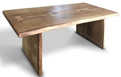 Casa Padrino Tavolo da Pranzo di Lusso in Legno Massello 200 x 100 x A. 77 cm - Diversi Colori - Tavolo da Cucina Rustico - Mobili per Sala da Pranzo