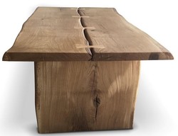 Casa Padrino Tavolo da Pranzo di Lusso in Legno Massello 200 x 100 x A. 77 cm - Diversi Colori - Tavolo da Cucina Rustico - Mobili per Sala da Pranzo