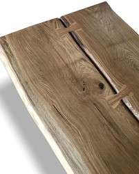 Casa Padrino Tavolo da Pranzo di Lusso in Legno Massello 200 x 100 x A. 77 cm - Diversi Colori - Tavolo da Cucina Rustico - Mobili per Sala da Pranzo