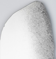 Casa Padrino specchio di design nero 64 x A. 175 cm - Specchio da parete in ottica rock 3-D - Specchio per guardaroba - Specchio per soggiorno - Collezione di Lusso