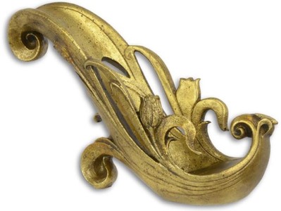 Casa Padrino baroque resin wine bottle holder antique gold 24.2 x 12 x H. 15.8 cm - Decorative Accessories in Baroque Style
