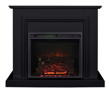 Casa Padrino electric fireplace black antique style baroque art nouveau 110 x 34 x H 95 cm - electric fireplace - living room fireplace Casa Padrino electric fireplace black antique style baroque art nouveau 110 x 34 x H 95 cm - electric fireplace - living room fireplace