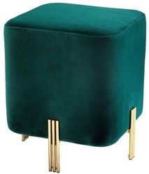 Casa Padrino luxury stool 40 x 40 x H. 45 cm - Various Colors - Noble Velvet Stool - Luxury Furniture