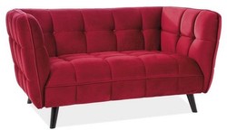 Casa Padrino sofá de salón de lujo con terciopelo fino 145 x 85 x A. 78 cm - Muebles de Lujo