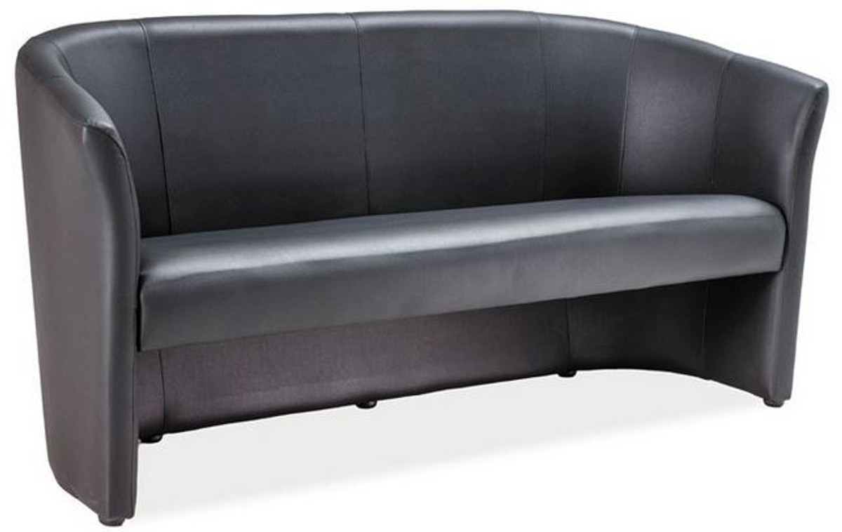 Casa Padrino Designer Kunstleder Sofa 160 x 60 x H. 76 cm - Verschiedene Farben - Wohnzimmer Sofa - Designer Wohnzimmer Möbel