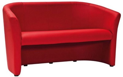 Casa Padrino Designer Kunstleder Sofa 160 x 60 x H. 76 cm - Verschiedene Farben - Wohnzimmer Sofa - Designer Wohnzimmer Möbel