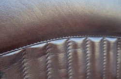 Fauteuil Industriel Vintage en Cuir Véritable Casa Padrino - TOUTES LES COULEURS - Fauteuil de Luxe Accoudoir Industriel Design Meuble Cuir de Buffle