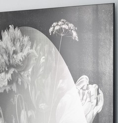Casa Padrino espejo de pared de diseño negro / gris 70 x A. 101,3 cm - Espejo de armario - Espejo de salón - Espejo de dormitorio - Calidad de Lujo