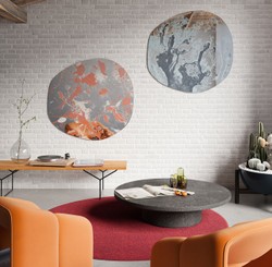 Casa Padrino specchio da parete di design rosso 100 x A. 105 cm - Specchio dal design moderno - Collezione di Lusso