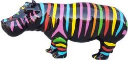 Deko Nilpferd, Lebensgroßes Nilpferd, Designer Nilpferd, Gartendeko Nilpferd, Decorative Hippo, Life Size Hippo, Designer Hippo, Garden Decoration Hippo