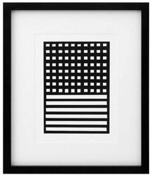 Casa Padrino ensemble de images de luxe lot de 6 art abstrait noir / blanc 55 x H. 65 cm - Tirages d'art - Art mural - Décoration Murale de Luxe
