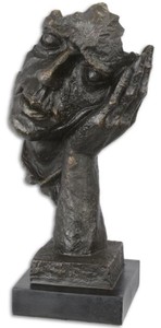 Designer Skulptur Gesicht, Dekofigur Gesicht, Kunstharzfigur Gesicht, Deko Gesicht, Designer Sculpture Face, Decorative Figure Face, Resin Figure Face, Decorative Face