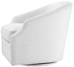 Casa Padrino luxury swivel armchair white 72 x 82 x H. 74 cm - Living Room Armchair - Luxury Furniture
