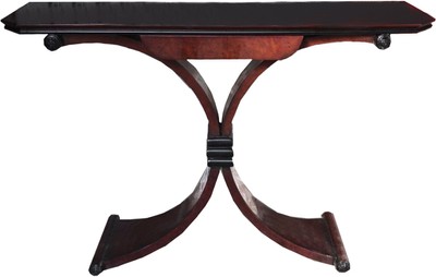 Art Deco Luxus Barock Konsole Mahagoni mit Schublade Luxury Console Mahagony Brown Art Deco Luxus Barock Konsole Mahagoni mit Schublade Luxury Console Mahagony Brown