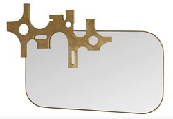 Miroir design de luxe Casa Padrino bronze - aspect or 81 x 54 cm - Art Design