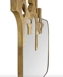Miroir design de luxe Casa Padrino bronze - aspect or 81 x 54 cm - Art Design
